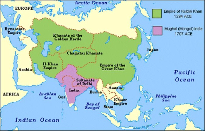 Đế chế Mông Cổ, tính tới năm 1280, sẽ thống trị Olympic 2012 nếu nó còn tồn tại. Kết quả nghiên cứu cho thấy, người Mông Cổ có thể đã có 285 huy chương (102 vàng, 80 bạc, 103 đồng) nếu các quốc gia như Trung Quốc, Nga hay Kazakhstan vẫn còn thuộc lãnh thổ của đế chế này.